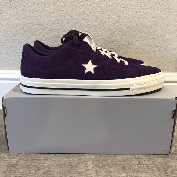 New Converse Cons One Star Pro Suede 'Night Purple' Men’s Shoes Size 10 - Picture 1 of 7